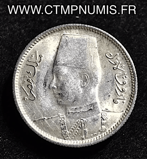 EGYPTE 2 PIASTRES ARGENT 1942