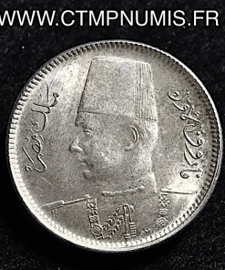 EGYPTE 2 PIASTRES ARGENT 1937