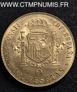 ESPAGNE 100 PESETAS ALPHONSE XIII 1897 (1962)