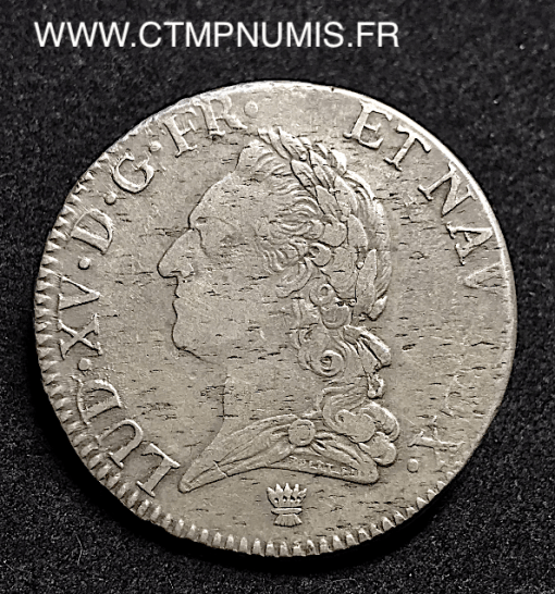 LOUIS XV ECU A LA VIEILLE TETE 1774 I LIMOGES