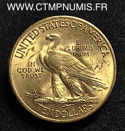 USA 10 DOLLAR OR EAGLES TETE D'INDIEN 1932