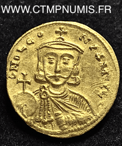 LEON III (720-741) SOLIDUS OR R/ CONSTANTIN V