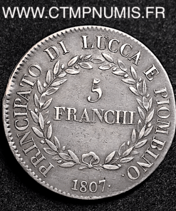 LUQUES ET PIOMBINO 5 FRANCHI 1807 FLORENCE