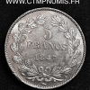 5 FRANCS ARGENT LOUIS PHILIPPE I° 1847 A PARIS