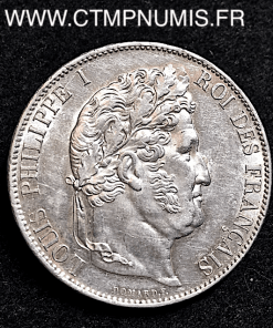 5 FRANCS ARGENT LOUIS PHILIPPE I° 1847 A PARIS 