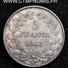 5 FRANCS ARGENT LOUIS PHILIPPE I° 1846 A PARIS