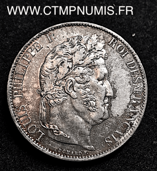 5 FRANCS ARGENT LOUIS PHILIPPE I° 1846 A PARIS