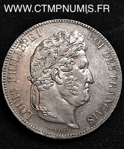 5 FRANCS LOUIS PHILIPPE I° 1839 K BORDEAUX