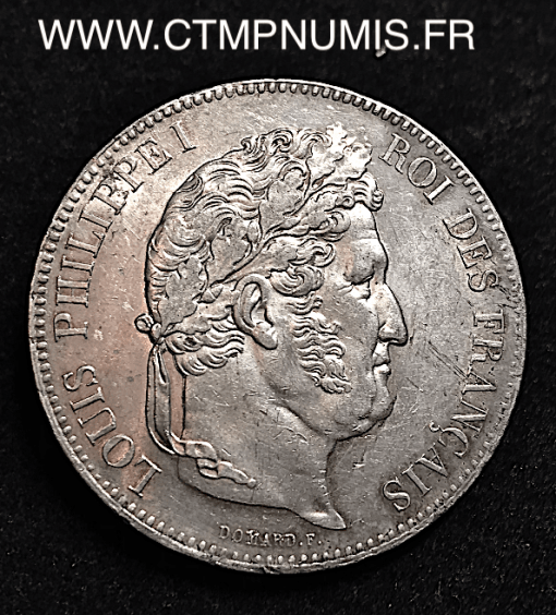 5 FRANCS LOUIS PHILIPPE I° 1839 K BORDEAUX