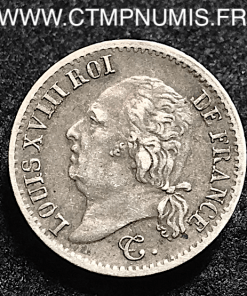 LOUIS XVIII 1/4 DE FRANC LOUIS XVIII 1824 ROUEN