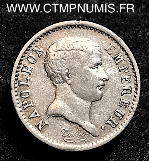 1/4 FRANC NAPOLEON TETE DE NEGRE 1807 PARIS