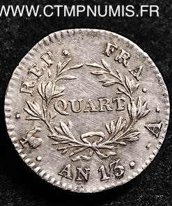 QUART DE FRANC NAPOLEON I° AN 13 A PARIS