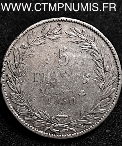 5 FRANCS LOUIS PHILIPPE SANS LE I° 1830 D LYON