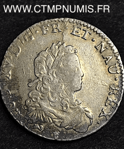 LOUIS XV 1/3 ECU DE FRANCE 1722 M TOULOUSE