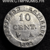 10 CENTIMES N COURONNE 1808 A PARIS