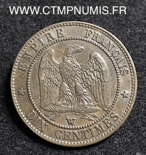 10 CENTIMES NAPOLEON III TETE NUE 1856 LILLE