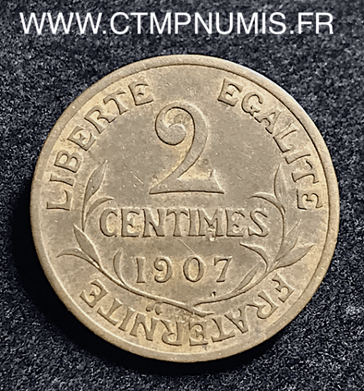 2 CENTIMES DANIEL DUPUIS 1907