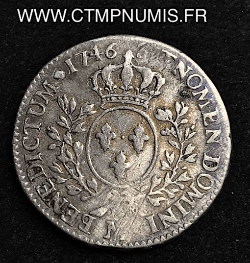 LOUIS XV 1/2 ECU AU BANDEAU 1746 M TOULOUSE