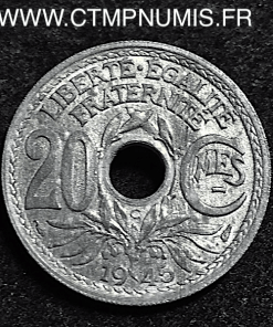 20 CENTIMES LINDAUER 1945 C CASTELSARRAZIN