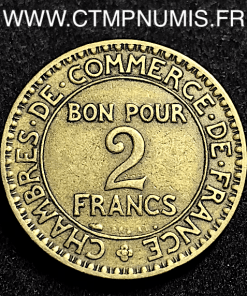 2 FRANCS DOMARD CHAMBRES COMMERCE 1927