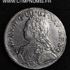 LOUIS XV ECU ARGENT 1726 M TOULOUSE