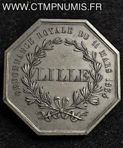 JETON ARGENT CAISSE D'EPARGNE DE LILLE 1834