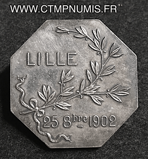 JETON ARGENT CAISSE D'EPARGNE DE LILLE 1902