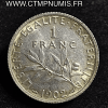 1 FRANC ARGENT SEMEUSE 1902 SUP