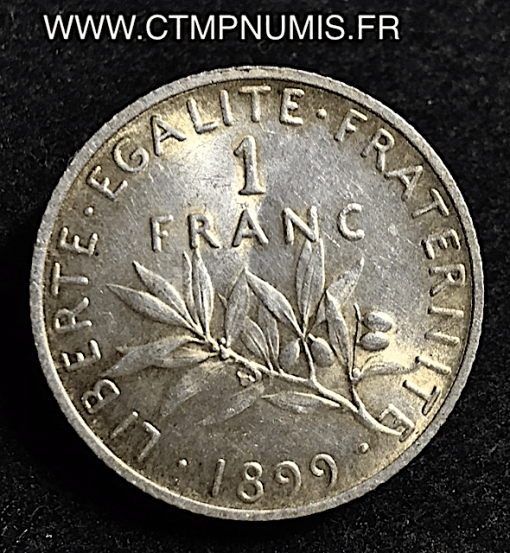 1 FRANC ARGENT SEMEUSE 1899 SPL