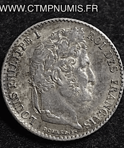 1/4 DE FRANC LOUIS PHILIPPE I° 1835 A PARIS TTB+