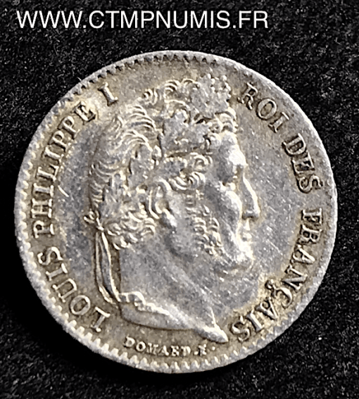 1/4 FRANC ARGENT LOUIS PHILIPPE I° 1840 A PARIS