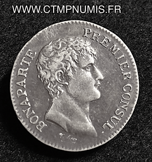 1 FRANC ARGENT CONSUL AN 12 A PARIS TTB