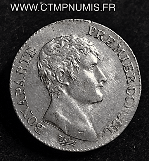 1 FRANC BONAPARTE CONSUL AN 12 A PARIS