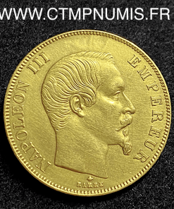 50 FRANCS OR NAPOLEON III 1859 STRASBOURG