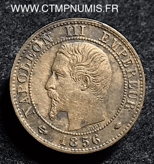 1 CENTIME NAPOLEON III 1856 MA MARSEILLE