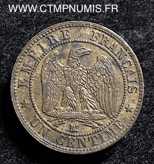 1 CENTIME NAPOLEON III 1856 MA MARSEILLE