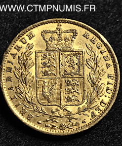 GRANDE BRETAGNE 1 SOUVERAIN OR 1854