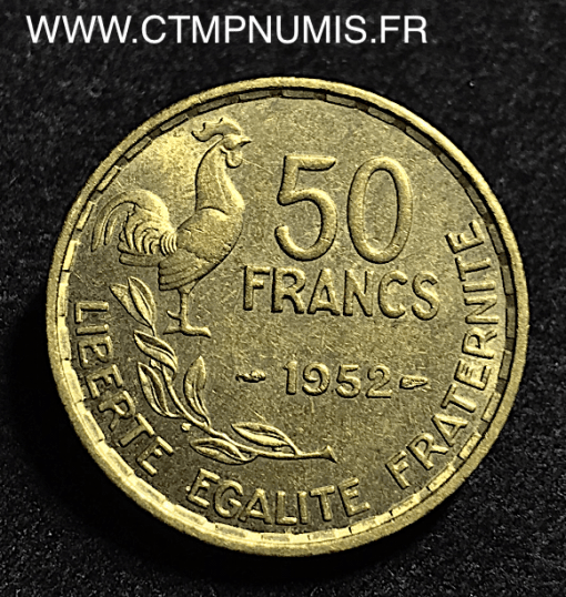 50 FRANCS G. GUIRAUD 1952 SUP+