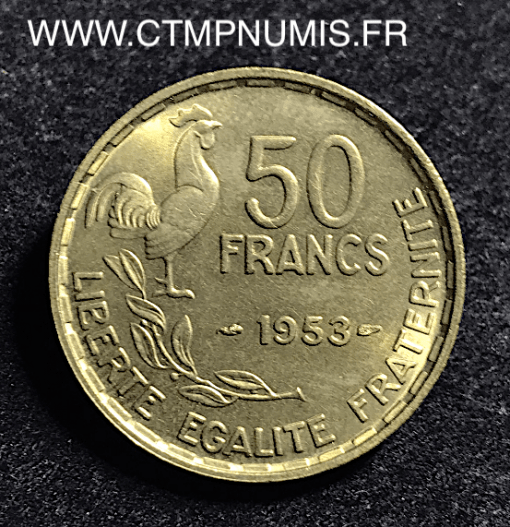 50 FRANCS G. GUIRAUD 1953 SUP+