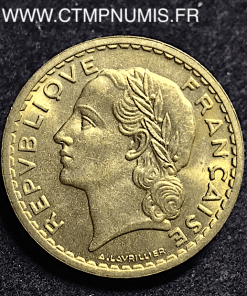 5 FRANCS LAVRILLIER BRONZE ALUMINIUM 1945