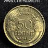 50 CENTIMES MORLON BRONZE ALU. 1941 SPL