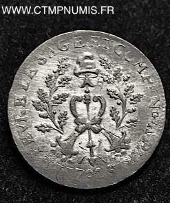  5 SOLS ARGENT LEFEVRE LESAGE 1792