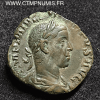 PHILIPPE II SESTERCE BRONZE R/ MARS A DROITE