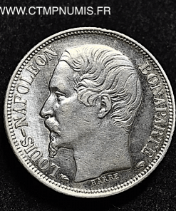 1 FRANC NAPOLEON BONAPARTE 1852 A PARIS