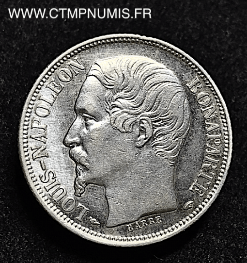 1 FRANC NAPOLEON BONAPARTE 1852 A PARIS