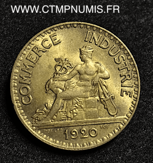 2 FRANCS CHAMBRES DE COMMERCE 1920