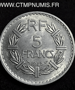5 FRANCS LAVRILLIER 1945 C CASTELSARRAZIN