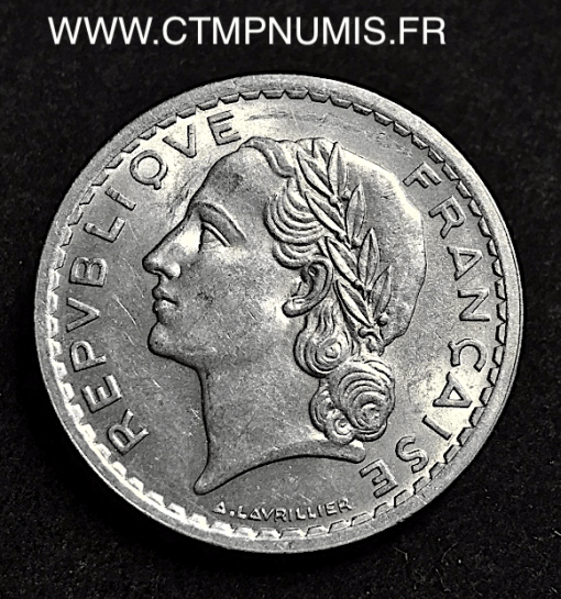 5 FRANCS LAVRILLIER 1945 C CASTELSARRAZIN