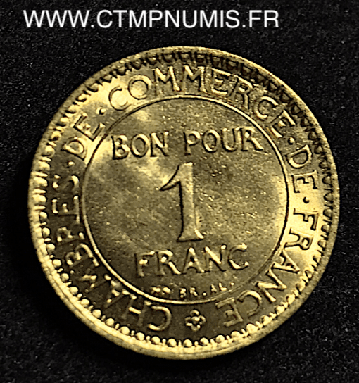 1 FRANC DOMARD CHAMBRES DE COMMERCE 1923