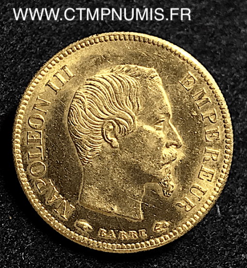 10 FRANCS OR NAPOLEON III 1857 A PARIS